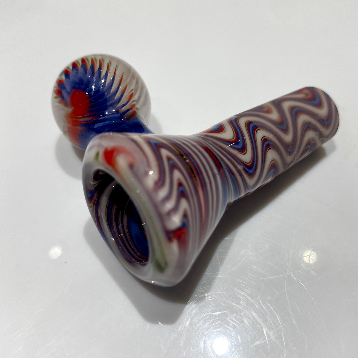 Worked Slide and Downstem Set (Purple/White/Red)