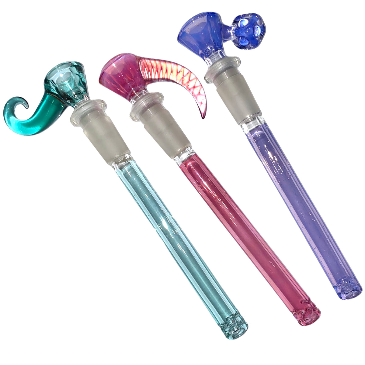 Colored Slide and Downstem Set with Stock Factory Joints