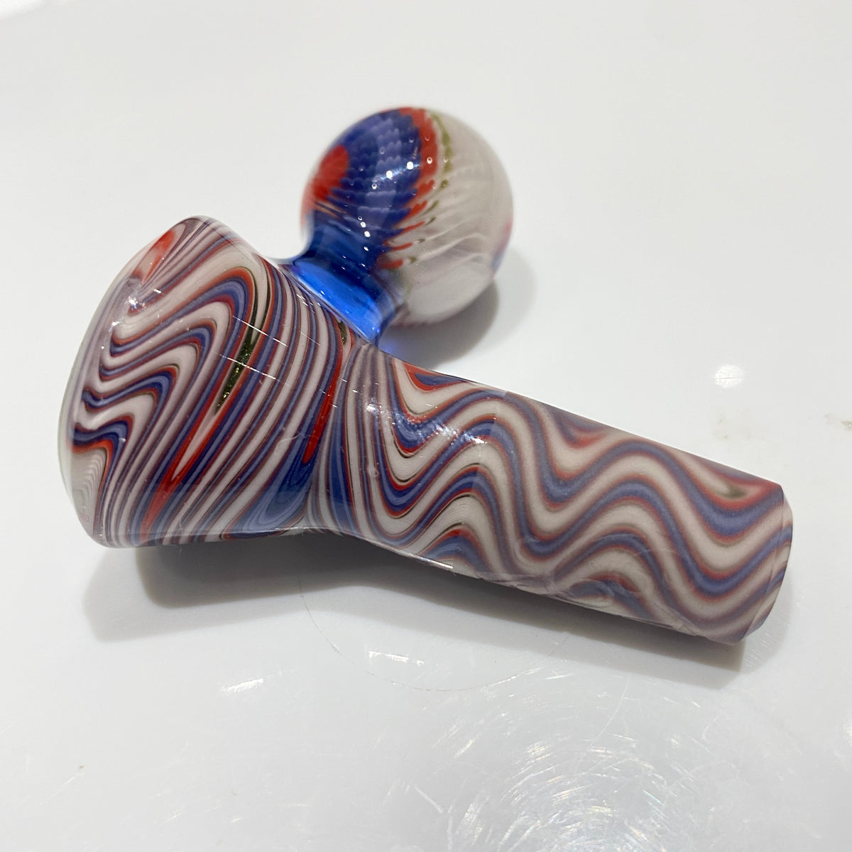Worked Slide and Downstem Set (Purple/White/Red)