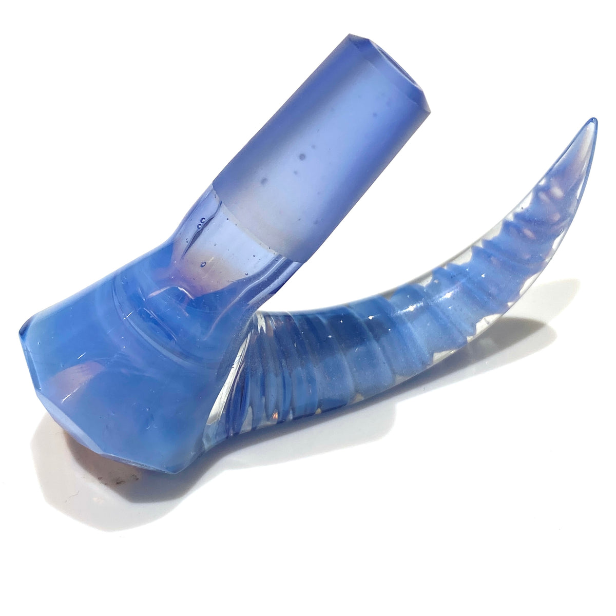 18/14mm 6 Inch Faceted Downstem and Slide Set  (Sonic/Lucy)