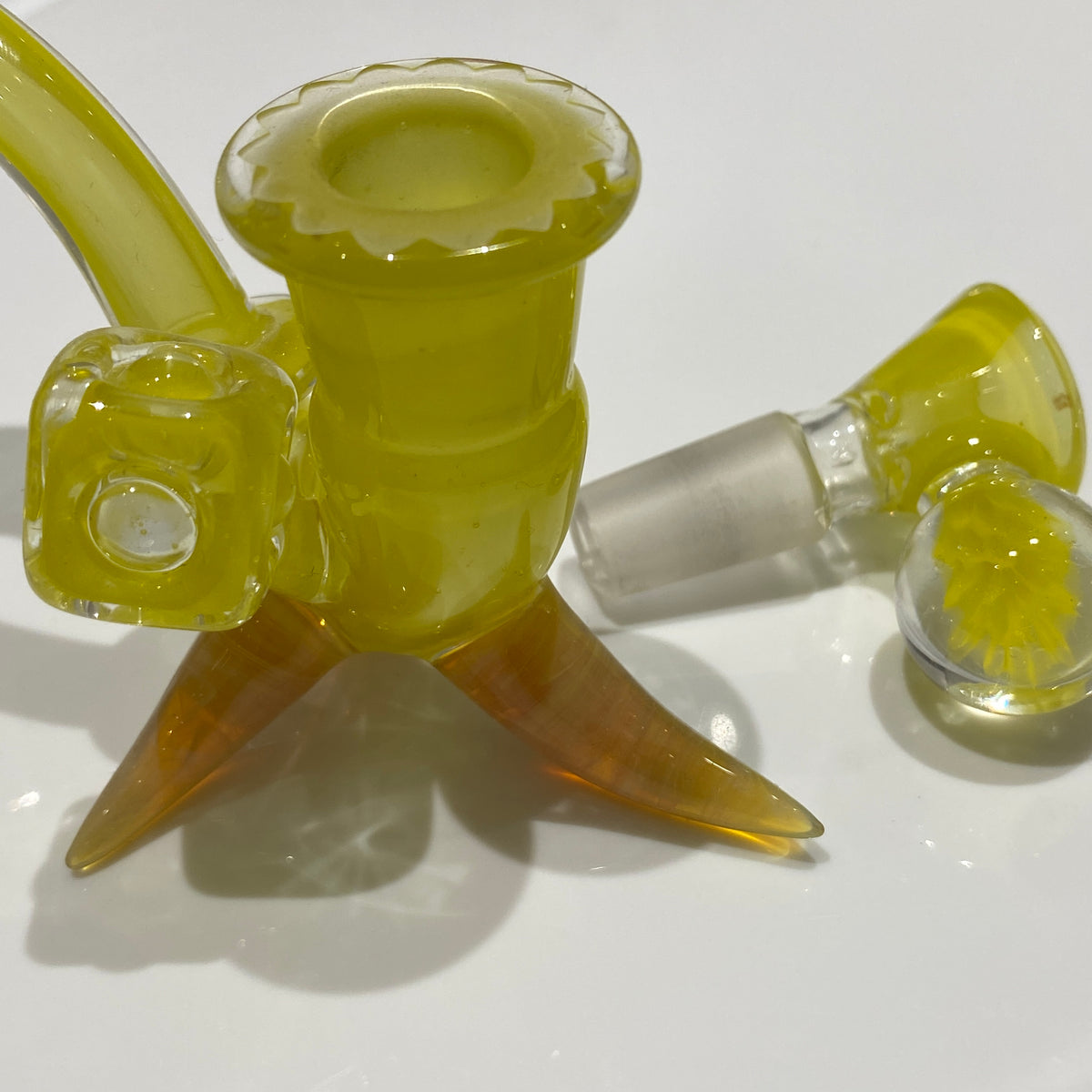 Dry Terplock in Yellow Crayon with Horn Feet (14mm)