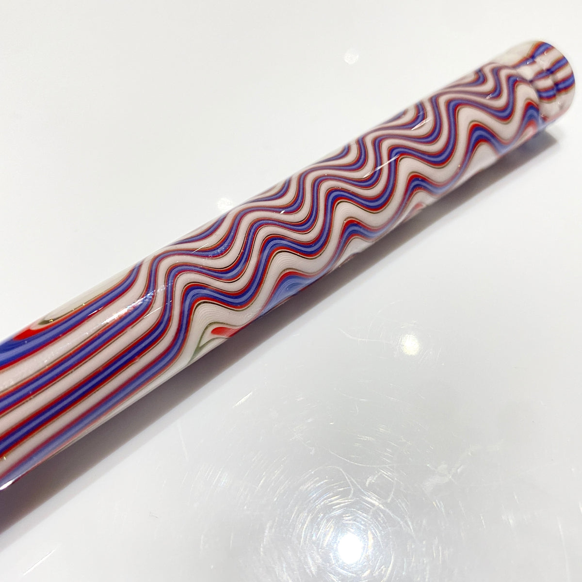 Worked Slide and Downstem Set (Purple/White/Red)
