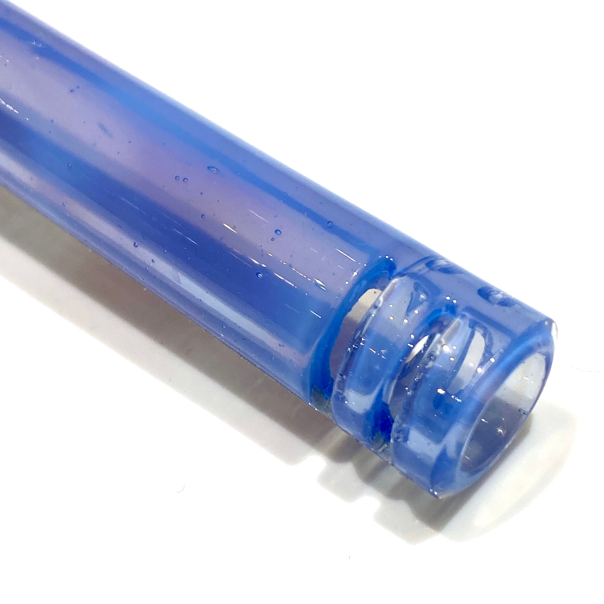 18/14mm 6 Inch Faceted Downstem and Slide Set  (Sonic/Lucy)
