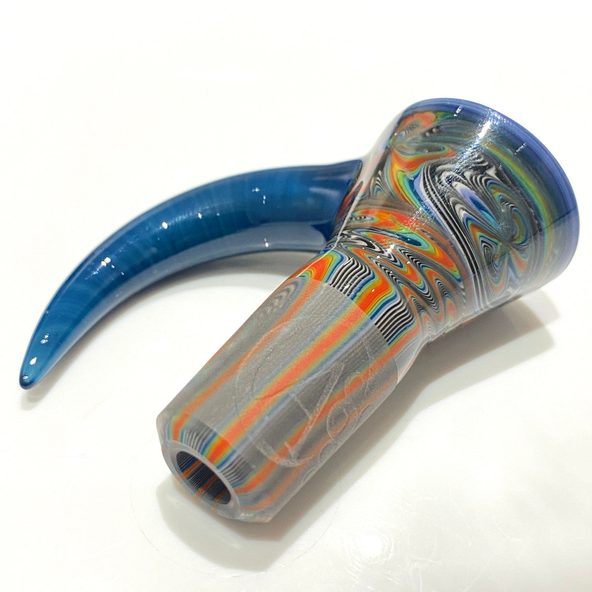 Fully Worked 4 Hole Slide with Horn (18mm)