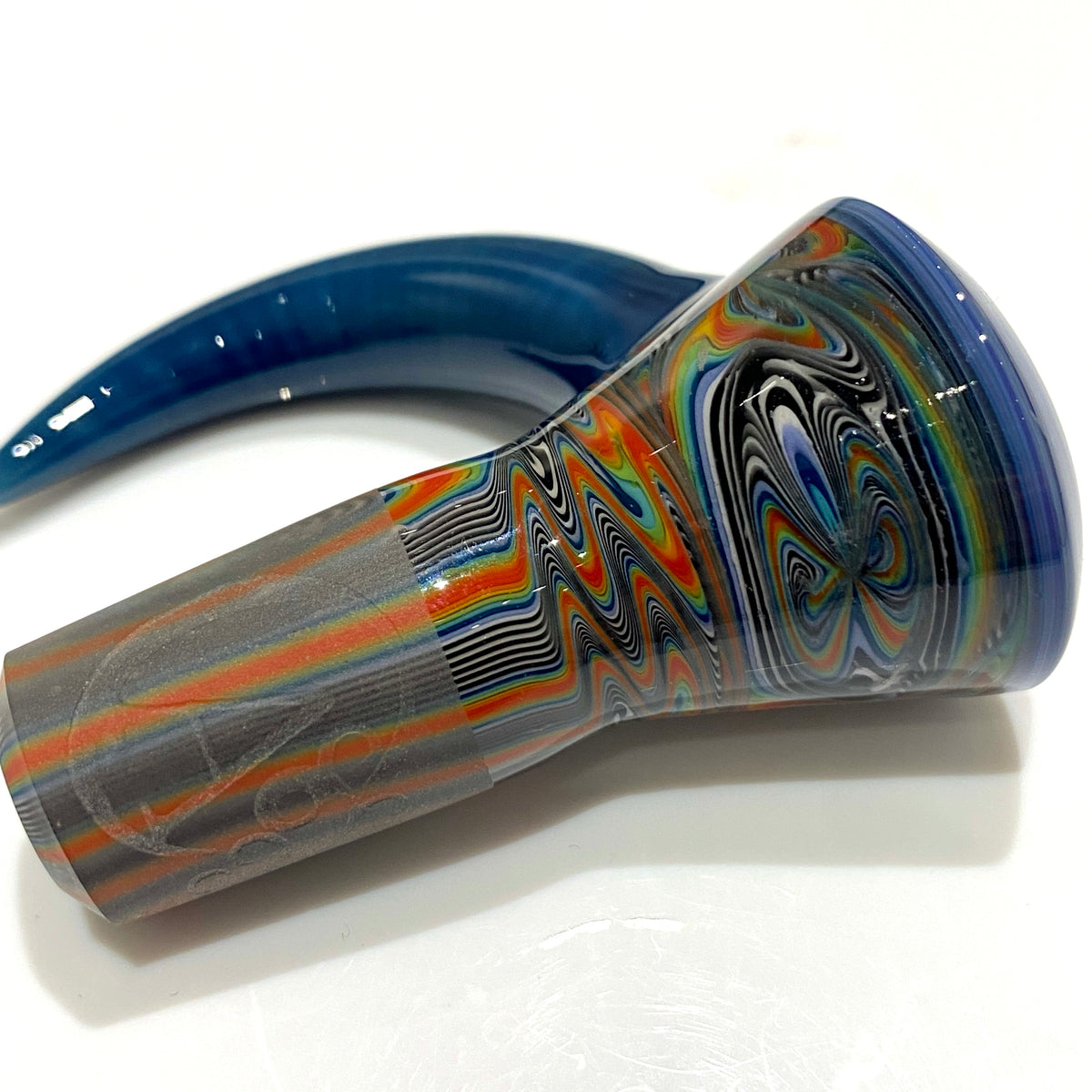 Fully Worked 4 Hole Slide with Horn (18mm)