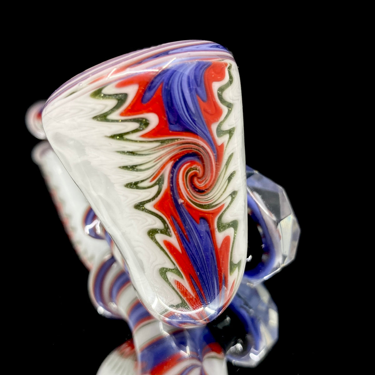 Red/White/Blue Line Work Sherlock Pipe