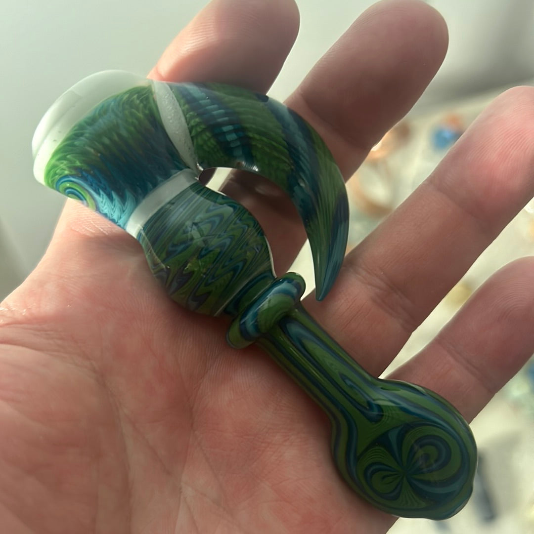 Horned Chillum (Damaged- Checked)
