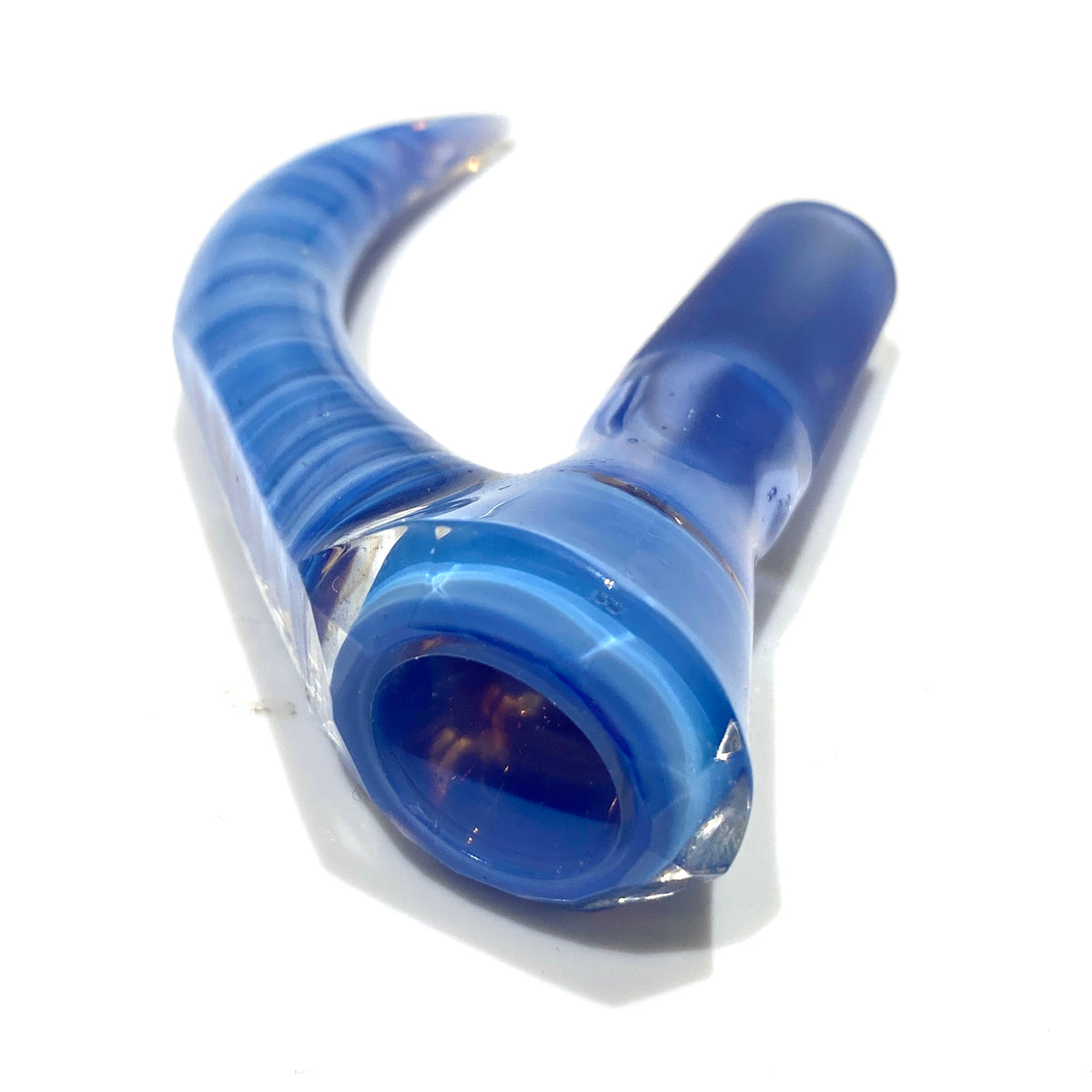 18/14mm 6 Inch Faceted Downstem and Slide Set  (Sonic/Lucy)