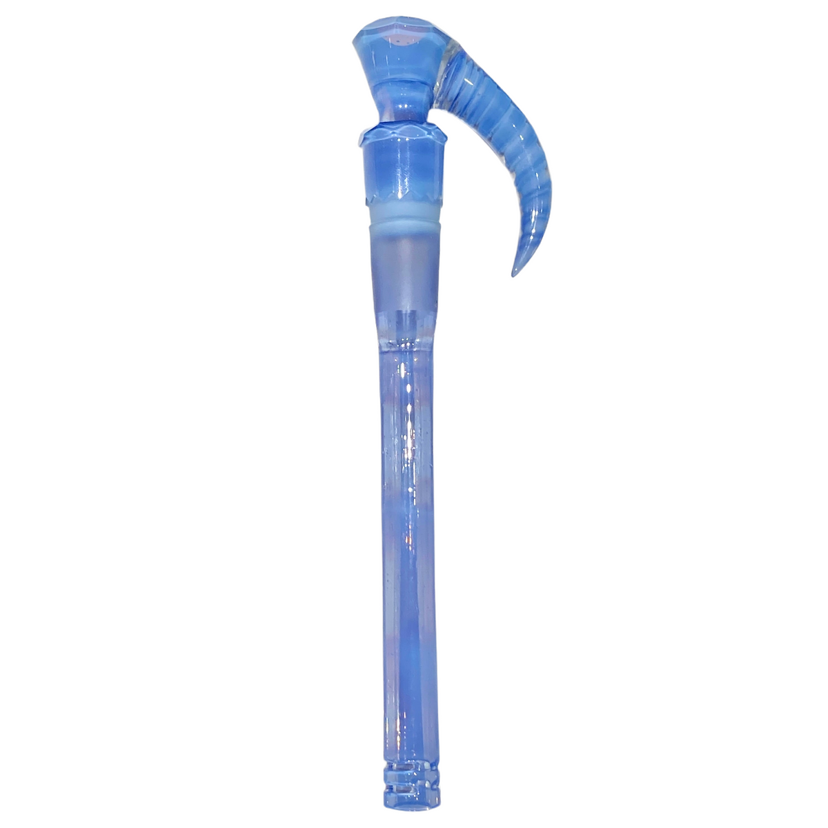 18/14mm 6 Inch Faceted Downstem and Slide Set  (Sonic/Lucy)