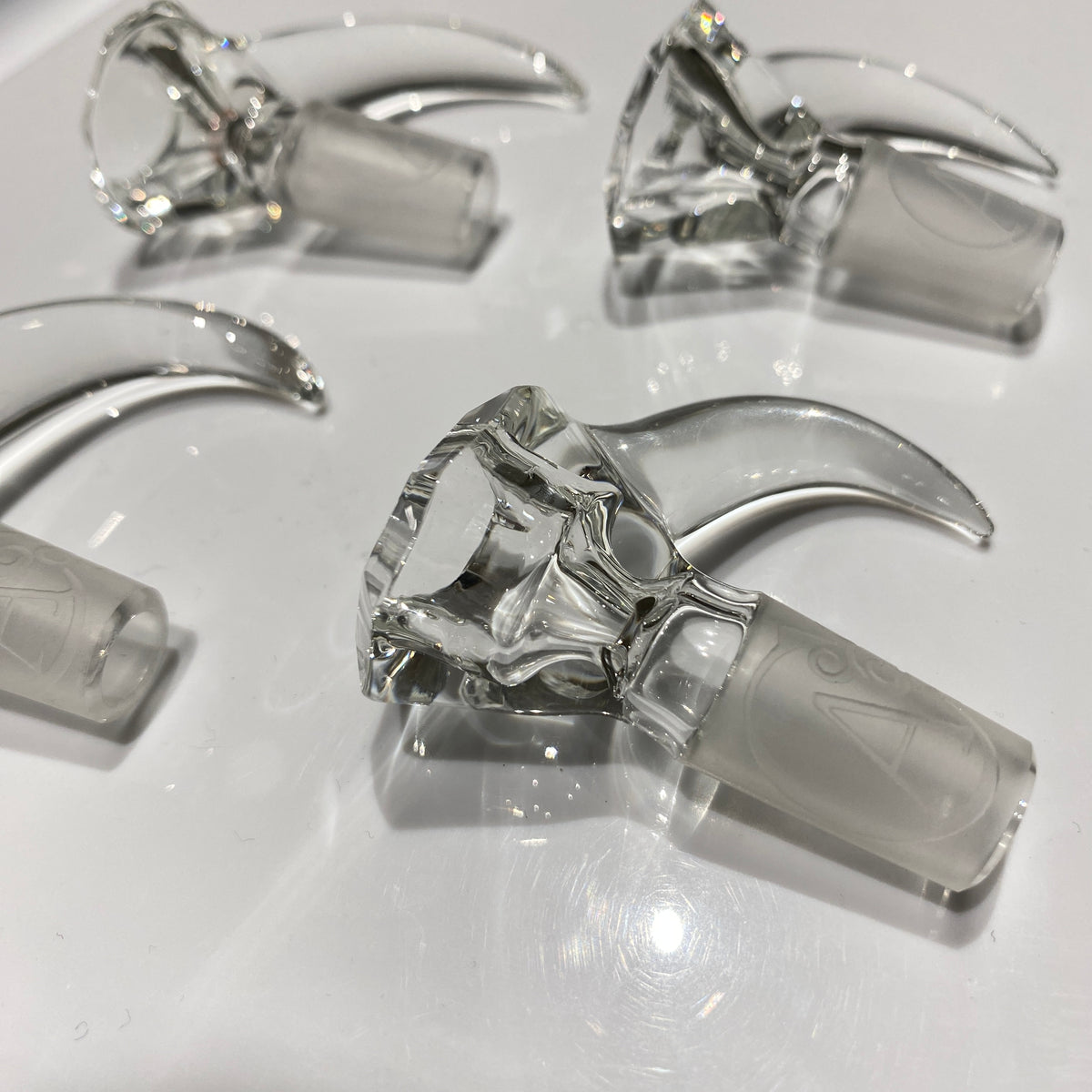 Clear Faceted - Snapper (14mm)