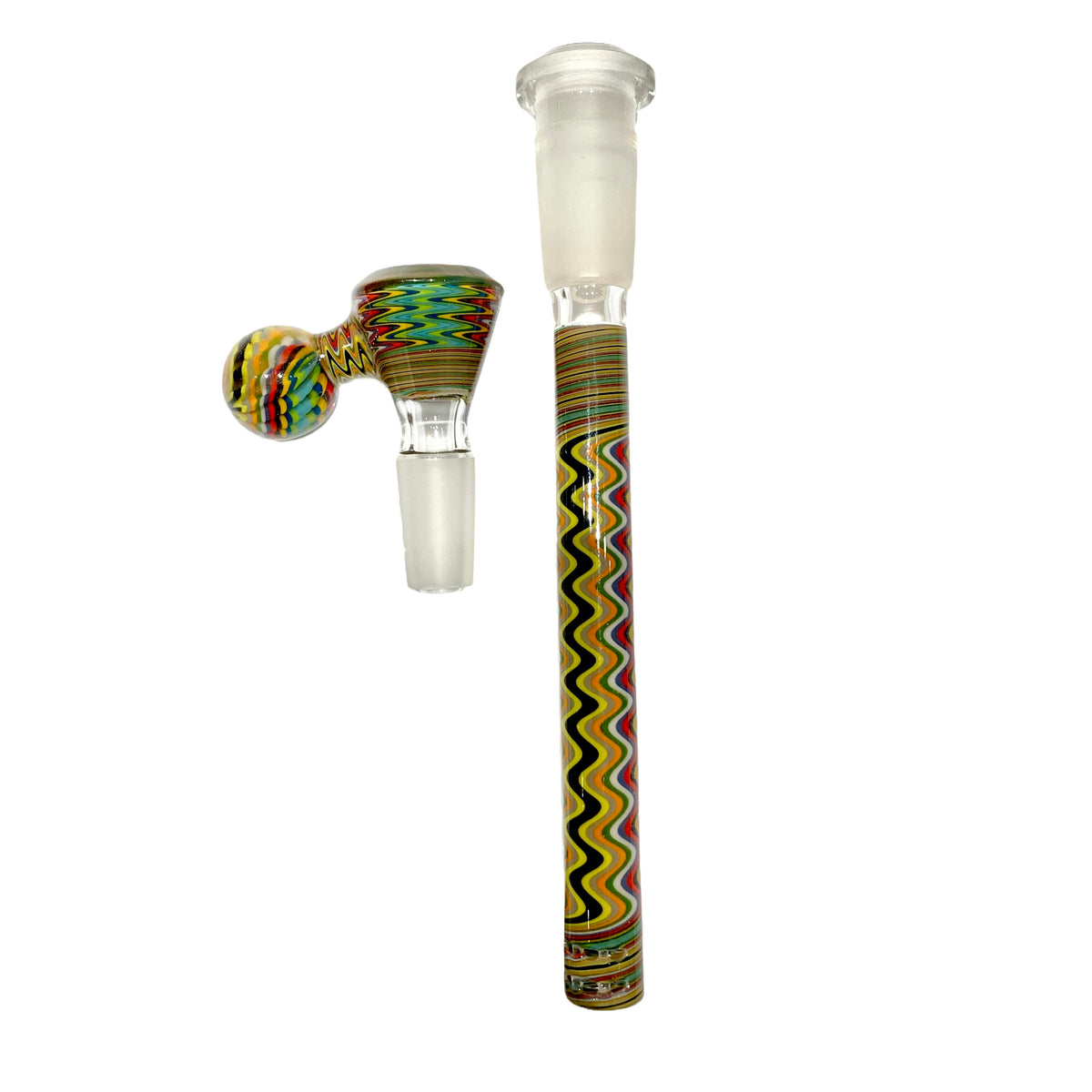 Worked Slide and Downstem Set with Stock Factory Joints